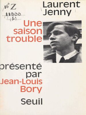 cover image of Une saison trouble